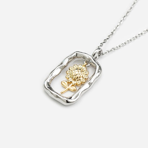 [종종] sunflower flame necklace (목걸이)